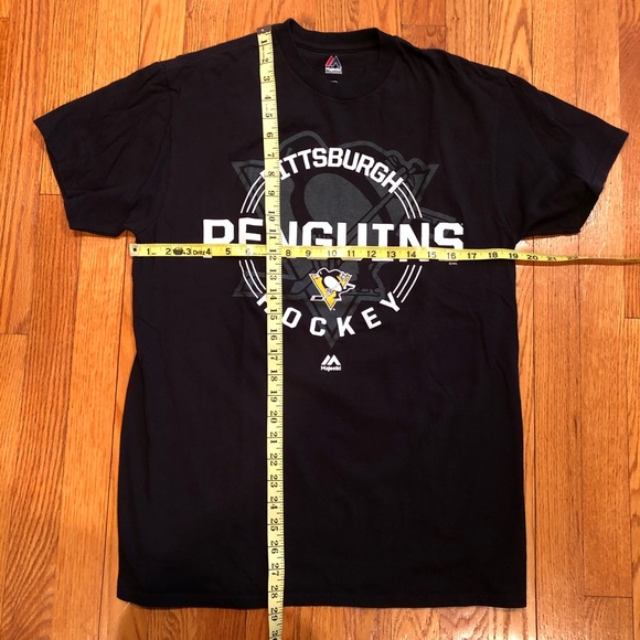 Majestic Pittsburgh Penguins Hockey T-Shirt - Picture 8 of 9